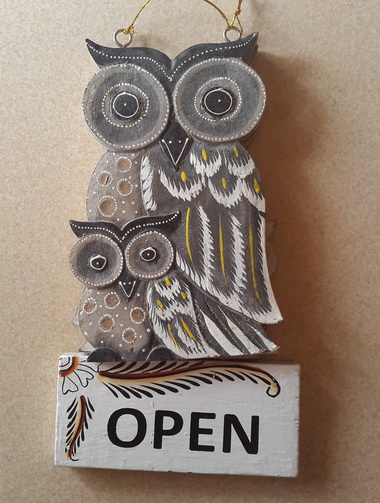 owl wall sign