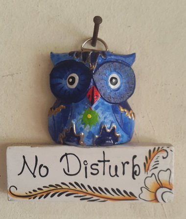 wooden wall sign