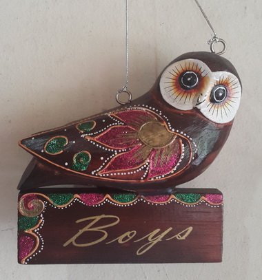 wooden wall sign