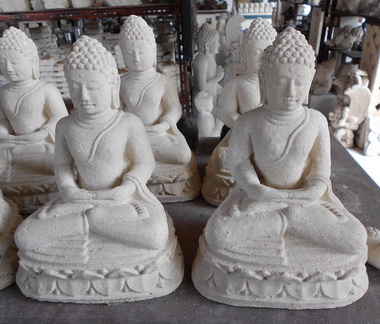 buddha cement statue