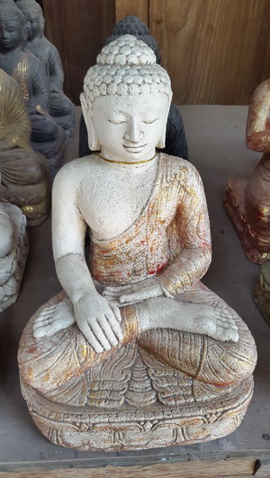 buddha cement statue