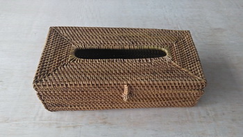 rattan tissue boxes
