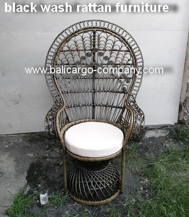 black rattan furniture