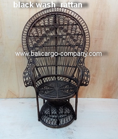 black rattan furniture