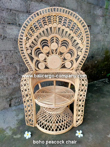 boho peacock chair