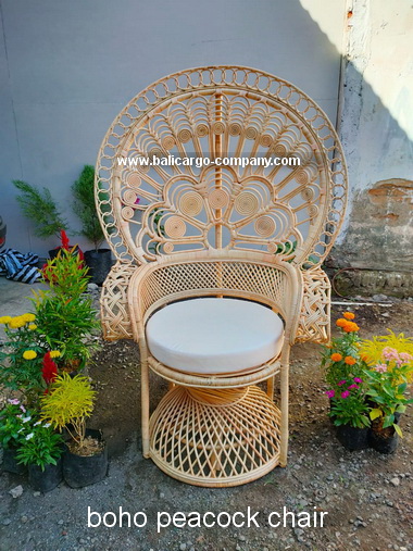boho peacock chair