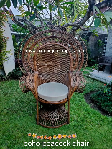 boho peacock chair