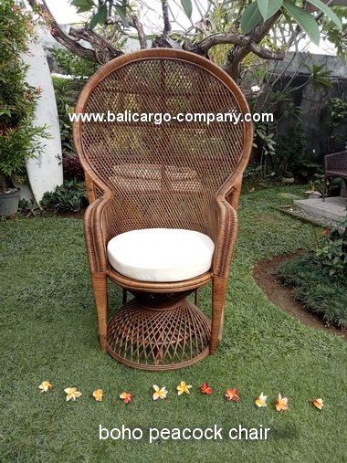 boho peacock chair
