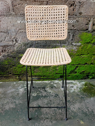 rattan bar chair