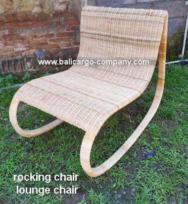 rattan lounge chair