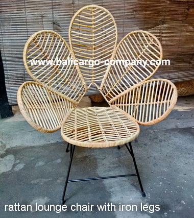 rattan lounge chair