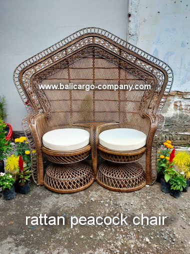 rattan peacock chair