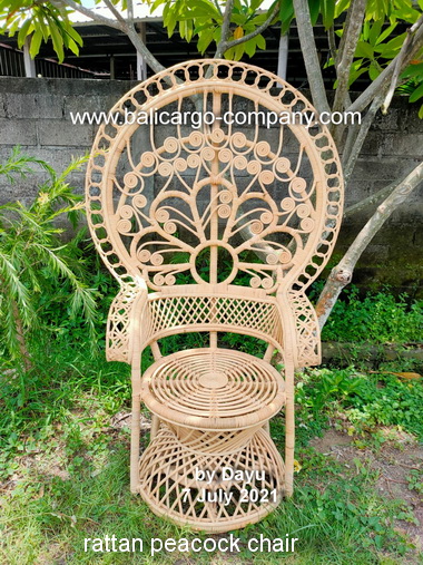 bali peacock chair