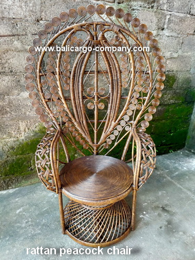 rattan peacock chair