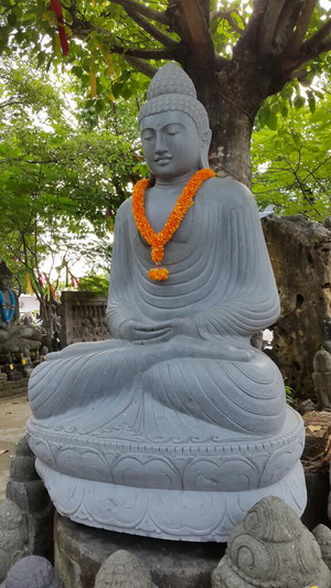 lava stone statue