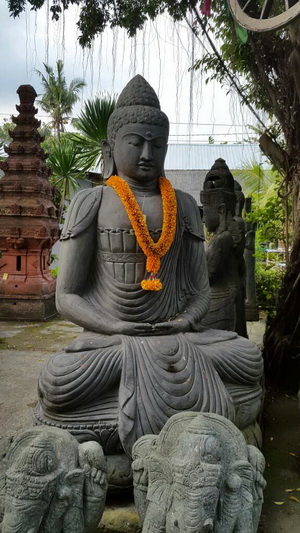 lava stone statue