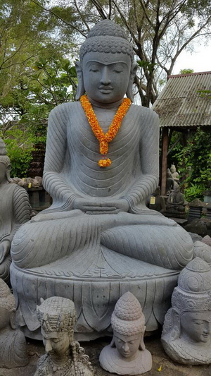 lava stone statue