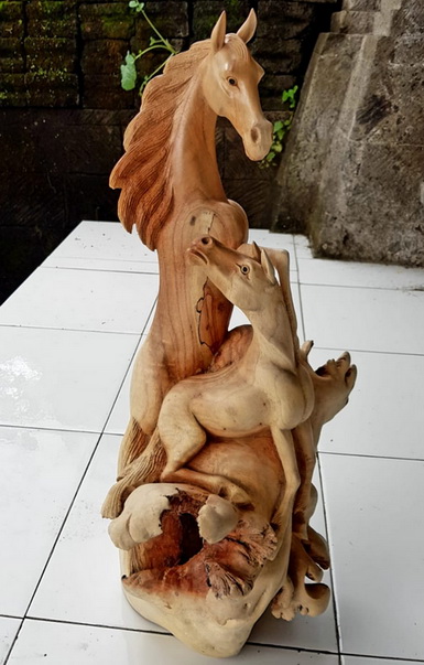 wood carving statue