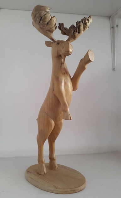wood carving statue