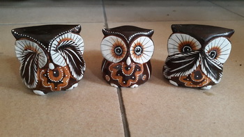 owl wood statue, wooden owl sculpture