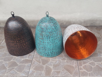 copper pendant light