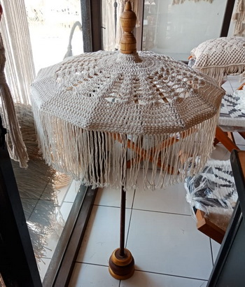 macrame umbrella