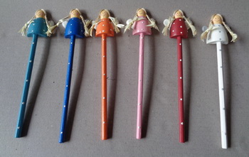 angel wooden pencil