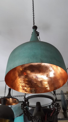 custom copper lamp