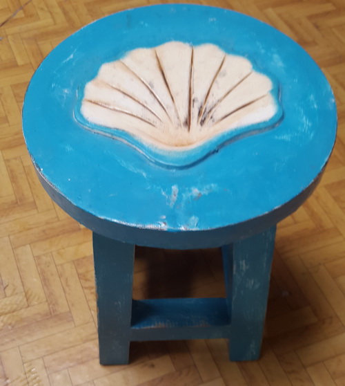 kids wood stool