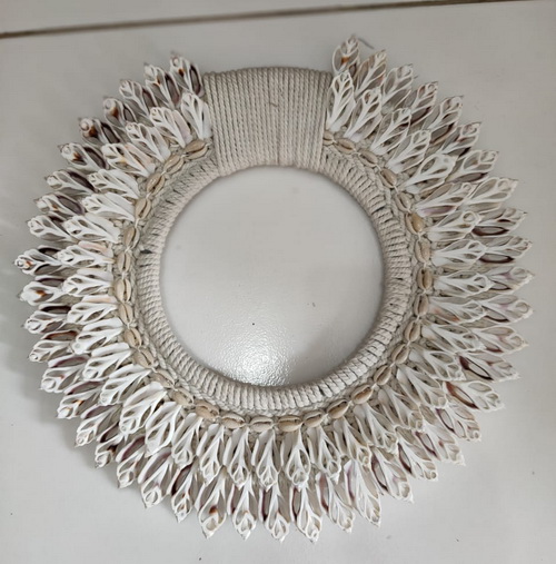 seashell tribal art