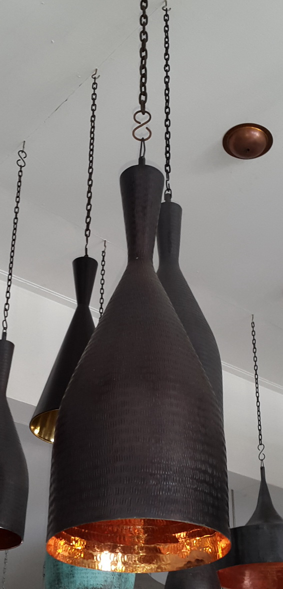 vintage copper lamp