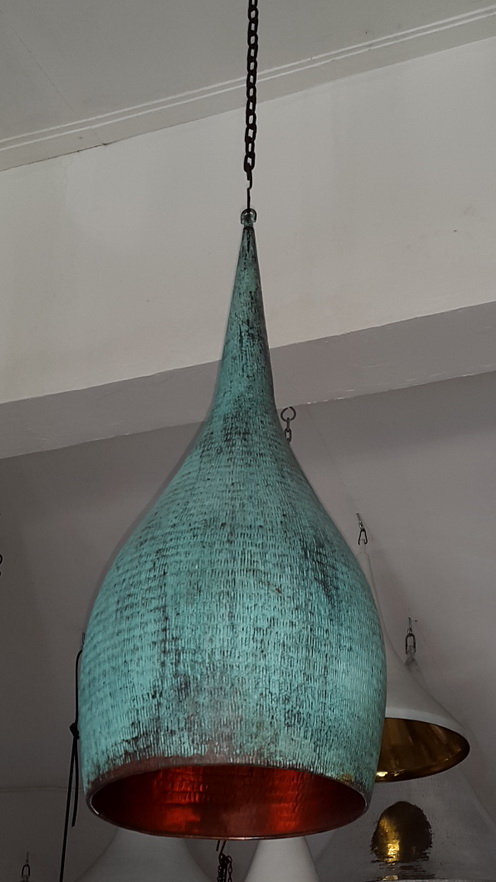 vintage copper lamp