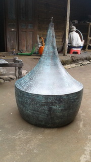 vintage copper lamp