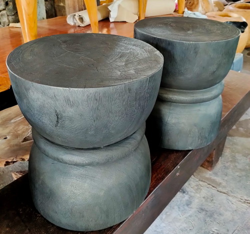 bali wood stool