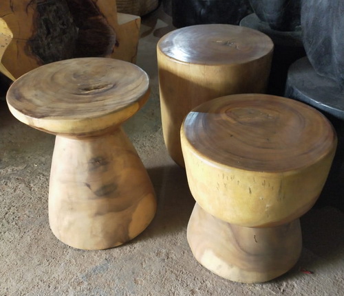 bali wood stool