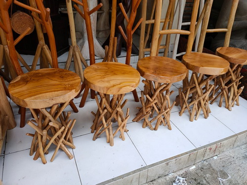 wood stool