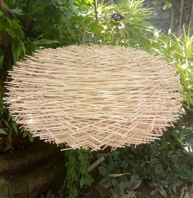wicker lamp