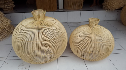 wicker lamp shade