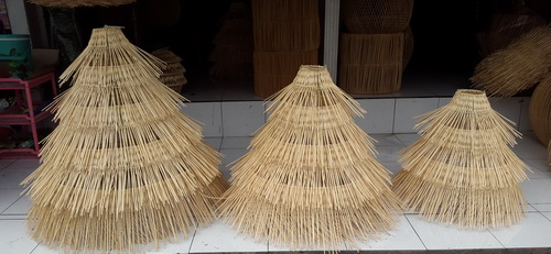 wicker lamp shade