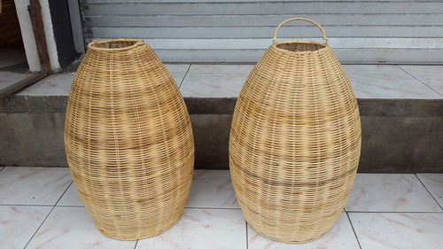 wicker lamp